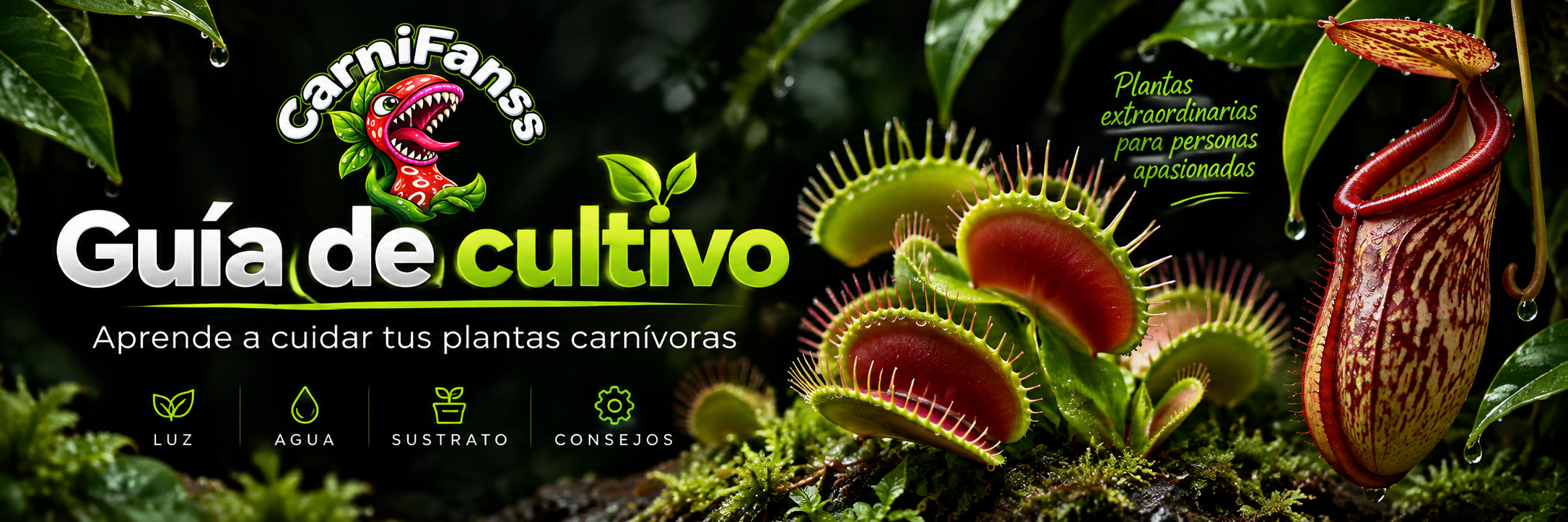 Guía de cultivo de plantas carnívoras